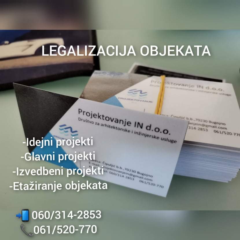 Nešto novo u Bugojnu: Arhitektonsko-inžinjerski biro za legalizaciju svih vrsta objekata
