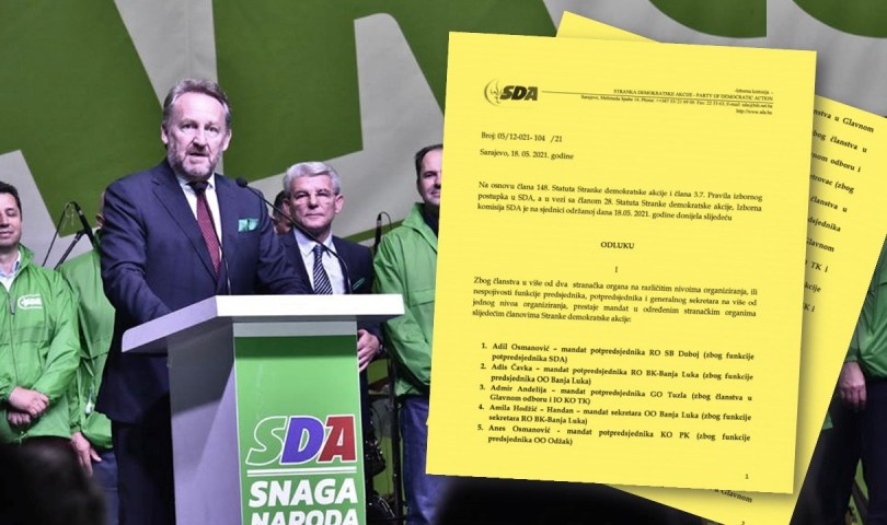 U SDA 35 istaknutih članova ostalo bez određenih stranačkih funkcija