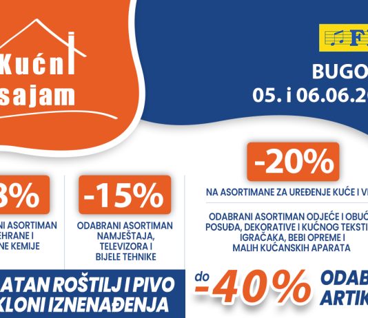 Kućni sajam FIS u Bugojnu 5. i 6. 6.2026.