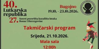 Danas, trećeg dana 27. Susreta pozorišta/kazališta lutaka BiH, Bugojno ć…
