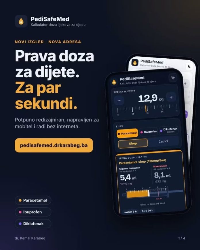 Doktor Kemal Karabeg napravio kalkulator doza lijekova za djecu, odlična... - Image 1