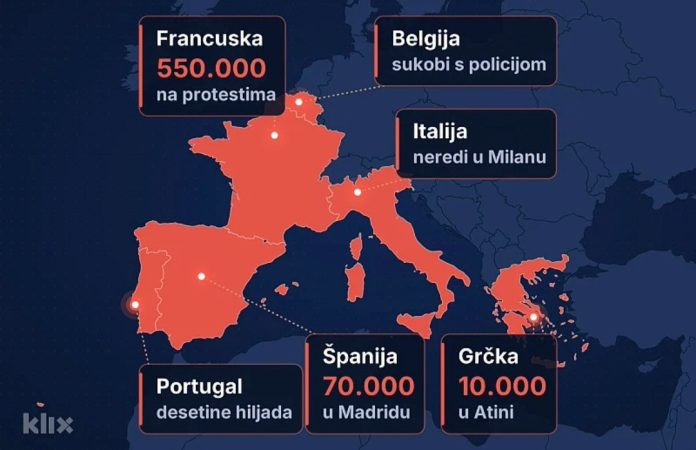 Građanima je dosta poskupljenja, protesti u šest zemalja Povjerenje potr... - Image 1
