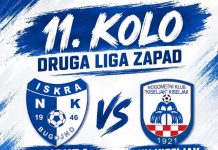 11. KOLO – DRUGA LIGA ZAPAD NK ISKRA – NK KISELJAK Subota, 31.10.2026. 1…
