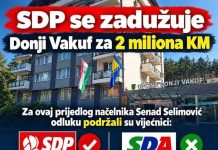 Nakon dvije godine vlasti, SDP zadužio Donji Vakuf za 2 miliona KM Iako …